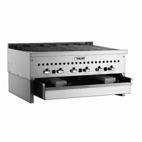 Vulcan CTSMOKER-VCCB47 46.75" W Stainless Steel Wood Assist Low Profile Smoker Base