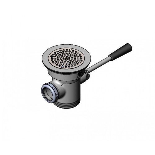 T&S Brass B-3972-XS Waste Drain Valve 3-1/2"