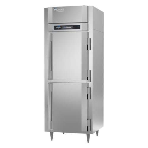 Victory FSA-1D-S1-EW-HD 31.25" W One-Section Solid Door Reach-In UltraSpec Series Freezer Featuring Secure-Temp Technology - 115 Volts