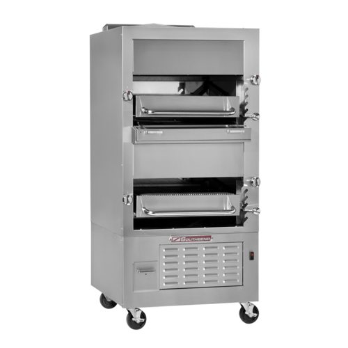 Southbend 270 34" W Stainless Steel 2 Decks Liquid Propane Broiler - 208,000 BTU