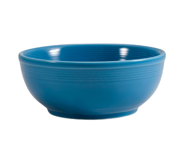 CAC China TG-18-PCK 15 Oz. Peacock Porcelain Round Tango Salad Bowl (3 Dozen Per Case)