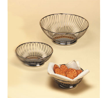 American Metalcraft BSS11 11" Stainless Steel Round Basket