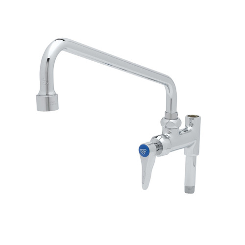 T&S Brass B-0156-VF22 Add-On Faucet with 12"