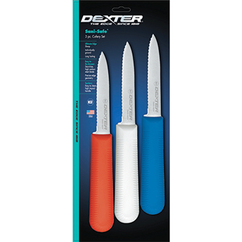 Dexter 15423 3.25" Scalloped Edge Paring Knife - (3 Each Per Pack)