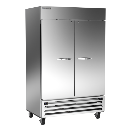 Beverage Air HBRF49HC-1-A 52" W Two-Section Solid Door Reach-In Horizon Series Refrigerator/Freezer