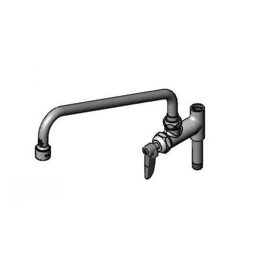 T&S Brass B-0156-VF22-CR Add-On Faucet 12" swing nozzle