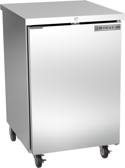Beverage Air BB24HC-1-S 24"W One-Section Solid Door Refrigerated Back Bar Storage Cabinet