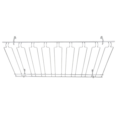 Winco GHC-1836 36" Chrome Plated Overhead Glass Rack