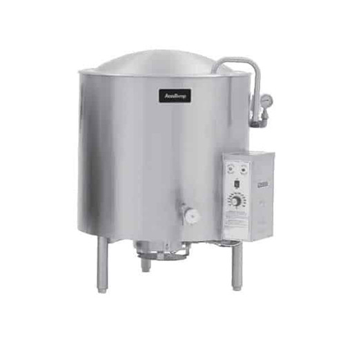 AccuTemp ALLGB-25-NG 25 Gal. Partial Jacket Natural Gas AccuTemp Edge Series Stationary Kettle - 67,800 BTU