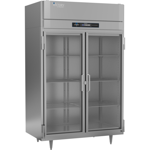 Victory RSA-2D-S1-GD 58.38" W Two-Section Two Door Reach-In UltraSpec Series Refrigerator Featuring Secure-Temp Technology