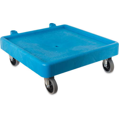 Carlisle C223614 Opticlean Glass Rack Dolly 350 Lb. Capacity Polypropylene Blue