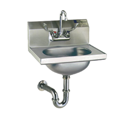 Eagle Group HSA-10-FAW Hand Sink Wall Mount 13-1/2"W x 9-3/4" Front-to-Back x 6-3/4" Deep Bowl