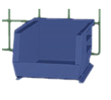 Metro MB30240B Smartwall Supply Bins Stacking 14-3/4" x 8-1/4" x 7" (375 x 210 x 178mm) Blue