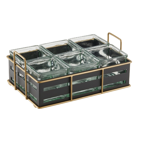 Cal-Mil 22092-90 Empire Jar Display 12-1/2"W x 8-1/2"D x 5-1/4"H