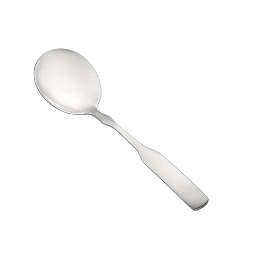 CAC China 3005-04 6" L Stainless Steel Heavy Weight Seine Bouillon Spoon (50 Dozen Per Case)