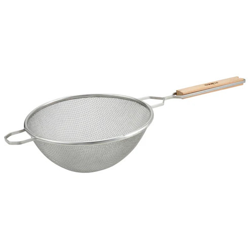 Winco MS2K-10D 11" Double Fine Mesh Stainless Steel Strainer