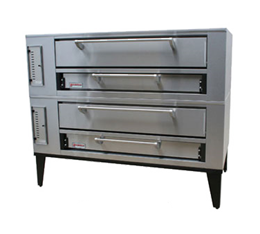Marsal SD-660 STACKED-NG Natural Gas Pizza Oven Double Deck 7"