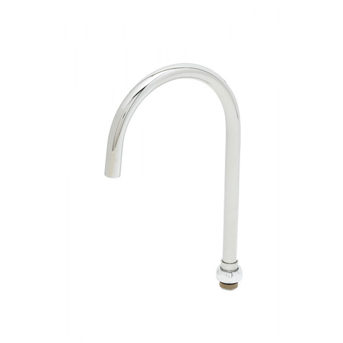 T&S Brass 133XP-F22 Nozzle swivel 10-5/16"H 5-11/16" spread gooseneck 2.2 GPM low lead NSF cCSAus