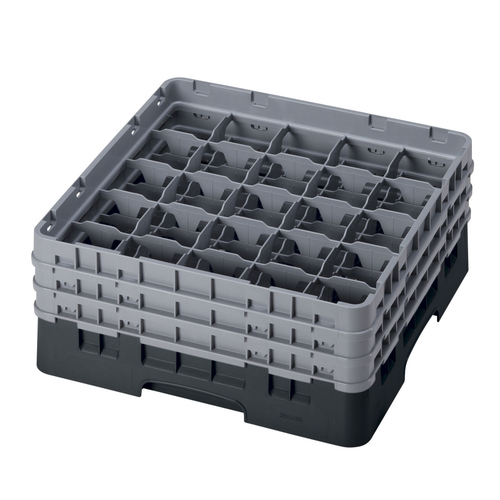 Cambro 25S638110 Camrack Glass Rack With (3) Soft Gray Extenders