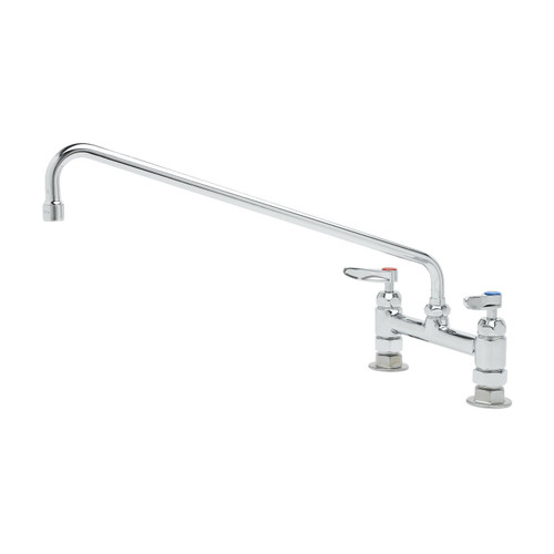 T&S Brass B-0220-CR Mixing Faucet deck mount 8"