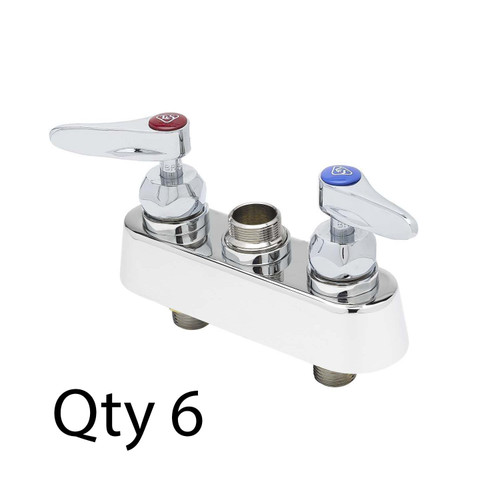 T&S Brass B-1110-CR-LNM Workboard Faucet deck mount 4"