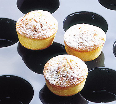 Matfer Bourgeat 336045 Flexipan Muffin Mold 3-7/8 Oz. Cap. 3"L x 1-1/2"W Food Grade Silicone