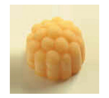 Matfer Bourgeat 339013 Fruit Jelly Mold Raspberry 1.19" Dia. x 0.94" 24 Cavities Silicone