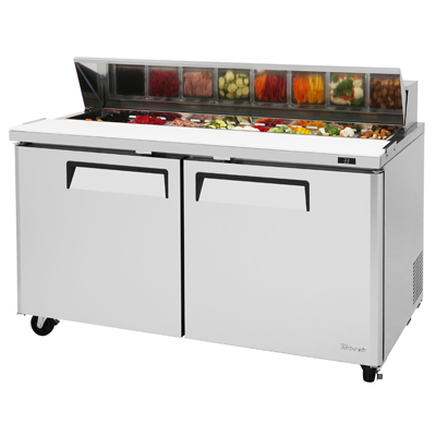 Turbo Air MST-60-N 60.25" W M3 Two-Section Two Door Series Sandwich/Salad Unit