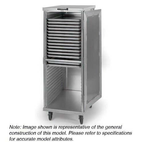 Lakeside 5527 38" H Aluminum Non-Insulated 20 Pans Transport and Delivery Cabinet
