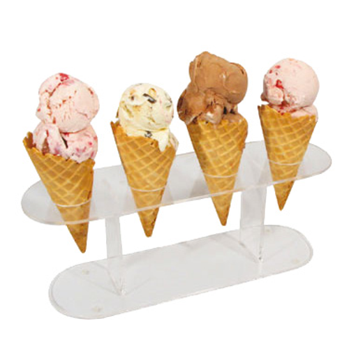 Winco ACN-4 Ice Cream/Waffle Cone Stand 12"