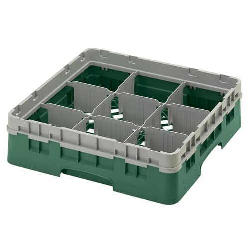 Cambro 9S318119 Camrack Glass Rack With Soft Gray Extender - 5 Cases