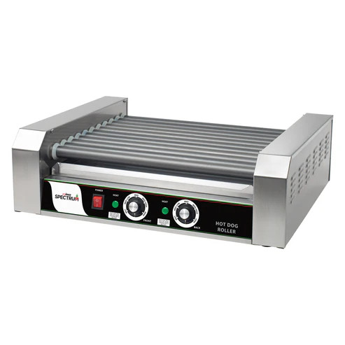 Winco EHDG-11R Spectrum Rollsright Hot Dog Grill With Roller Type -30 Hot Dogs Capacity