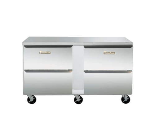 Traulsen UHT72-DD 72"W Two-Section Reach-In Dealer's Choice Compact Undercounter Refrigerator