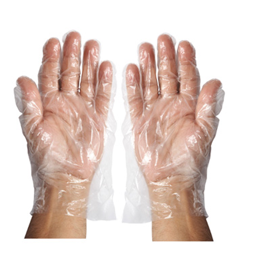 Winco GLP-L Gloves Large Textured disposable (500 Pieces Per Box)