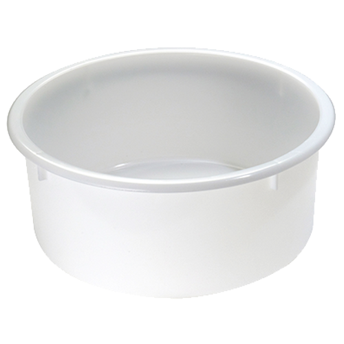 Matfer Bourgeat 510532 18-7/8"W White Round Polyethylene Dough Container