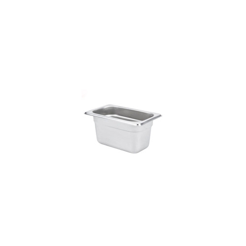 CAC China STPN-22-4 0.11 Size 4" 22 Ga. Stainless Steel Solid Steam Pan (72 Each Per Case)