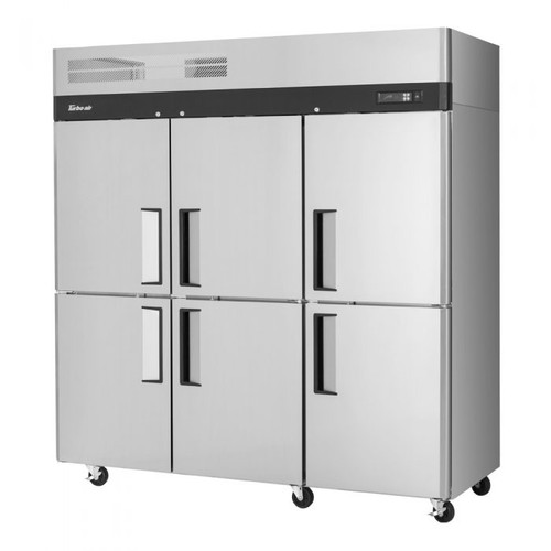 Turbo Air M3R72-6-N 77.75" W Three-Section Reach-In M3 Refrigerator