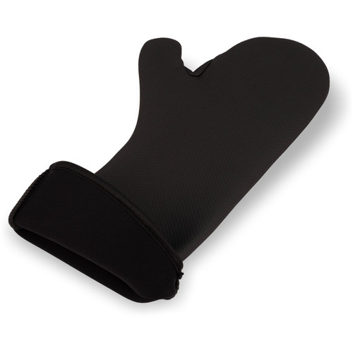 San Jamar UCMX17BK 17" Black UltiGrips Oven Mitt