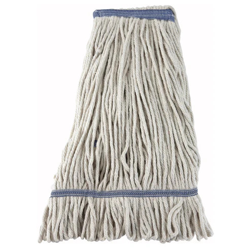 Winco MOP-24W 24 oz. Loop End Cotton Blend Yarn Wet Mop Head