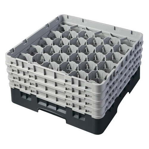 Cambro 30S800110 Camrack Glass Rack With (4) Soft Gray Extenders - 2 Cases