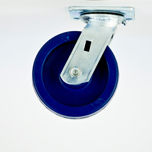 New Age C418 6" Dia K-Urethane Wheel Tread Swivel Plate Caster
