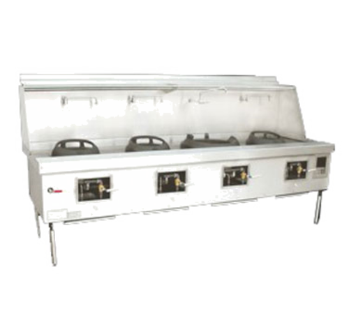 Town Y-4-SS-NG 112" W Natural Gas Wok Range