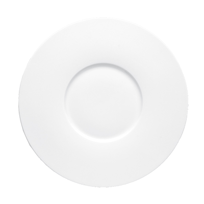 Bon Chef 5000011B 11" Bone China White Round Plate