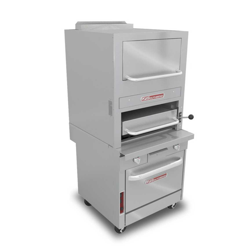 Southbend P32A-3240-NG 32" Natural Gas Platinum Single Deck Broiler Heavy Duty Range Match - 149,000 BTU