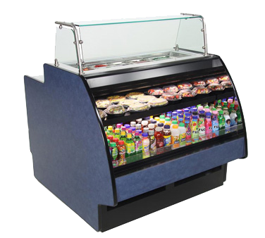 Structural Concepts GP641RR 75.38"W Fusion Preparation/Self-Serve Air-Screen Refrigerated Case