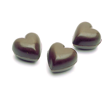 Matfer Bourgeat 380205 Chocolate Mold Small Hearts 36 Per Sheet 1.19" L x 1" W x 0.03" H Polycarbonate