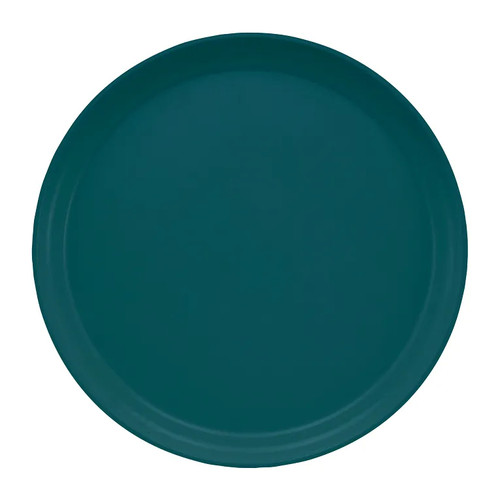 Cambro 1300401 13"Dia. Blue Round Serving Camtray - 12/Case