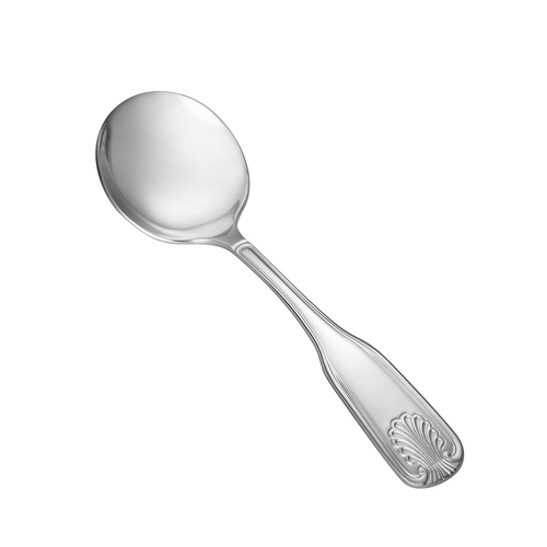 CAC China 3001-04 6.13" L Stainless Steel Heavy Weight Phoenix Bouillon Spoon (25 Dozen Per Case)