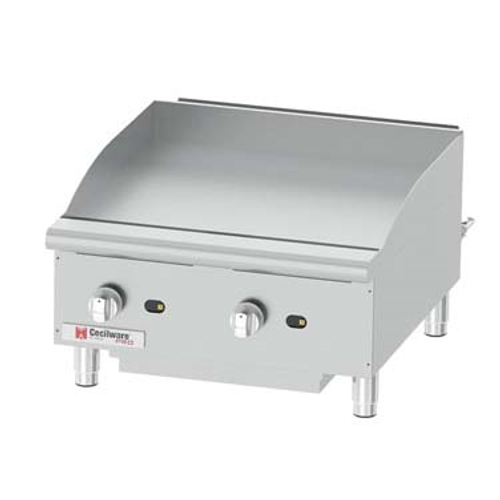 Grindmaster GCP24 24" Gas Countertop Pro Griddle - 60,000 BTU