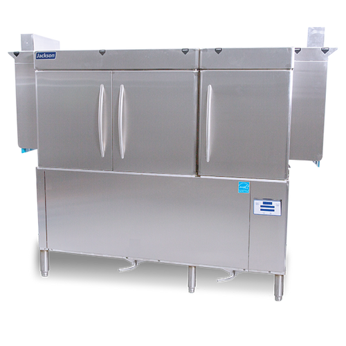 Jackson WWS RACKSTAR 66CS High Temperature Conveyor Type Dishwasher with Steam Heat Tank